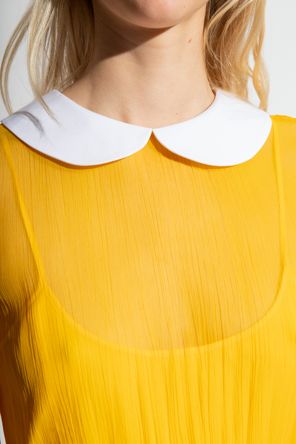 ワンピースその他 GUCCI SILK CHIFFON MINIDRESS WITH COLLAR Gucci Silk Chiffon Dress- With Tags- RRP$7,500 AUD | eBay